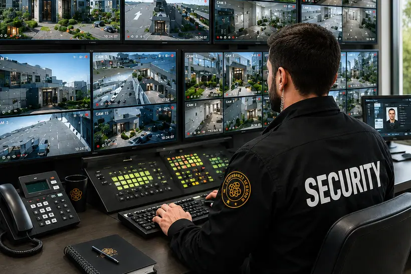 Agent în dispeceratul de monitorizare